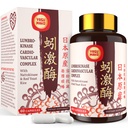Lumbrokinase 100mg (Max Activity 1.000,000 LKU), Nattokinase 100mg-2,000 FU of Activity dan Red Yeast Rice 300mg, Scan Lumbrokinase Enzymes Supplemen, Cognition, 60 Capsules (Paket 1)
