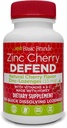 Dasar Brands - Zinc Cherry Defend - 100 Lozenges - Natural Cherry Flavor Zinc-Lozenges - Ammune Boost, Cold Relief, Non-GMO, Zinc Acetate & Vitamin C - 2- Pack