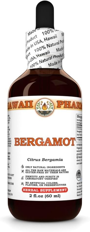 Ekstrak Bergamot, Pengaruh untuk Keseimbangan Limid, Pendukung Kejelasan Kognitif, Emosi Gabungan Ketidaknyamanan, Alam Wellness - 2 fl.oz