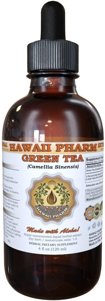 Ekstrak Liquid Teh Hijau, Teh Hijau (Camellia Sinensis) Persediaan Bubuk Daun 2 oz