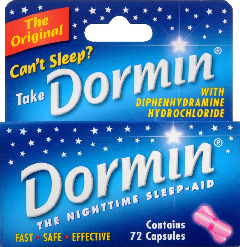 Dormin Nighttime Sleep-Aid - 72 Kapsul, Paket 6