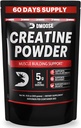 DMoose Creatine Monohydrate Powder - Creatine Powder for Muscle Gain & Recovery Suplement - 300g Per Serv (5g) 2 Scoops - 60 Servings