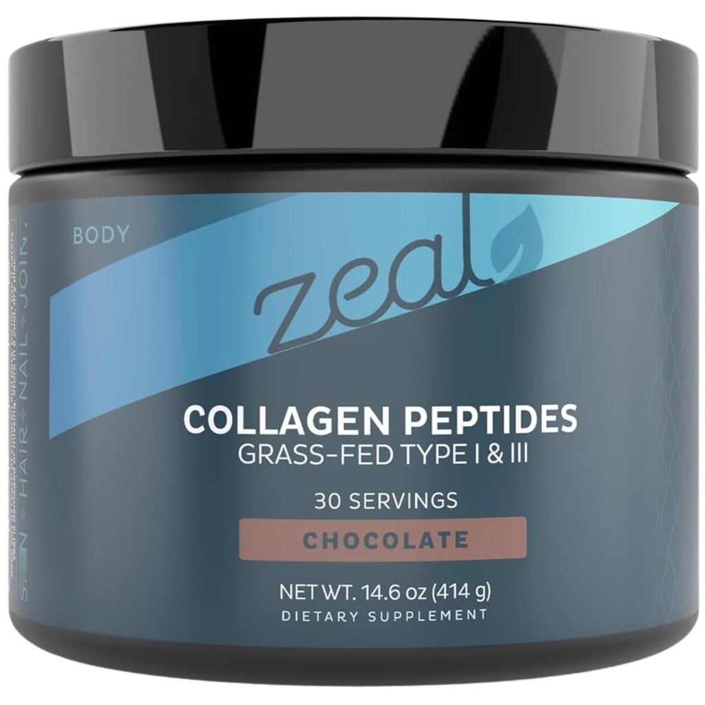 Chocolate Collagen Peptides Powder murni (30 Serv.)