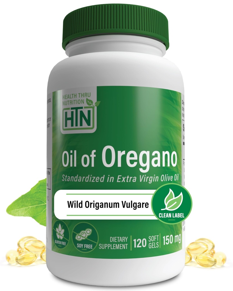 Minyak Oregano 120 Mini- Softgeels 124; Wild Harowed 124; Eropa 40: 1 Origanum Vulgare setara dengan 600mg Oregano di Ekstra Virgin Olive Oil 124; Nor-GMO Gluten Bebas 124; oleh NURU Kesehatan (Paket 120)