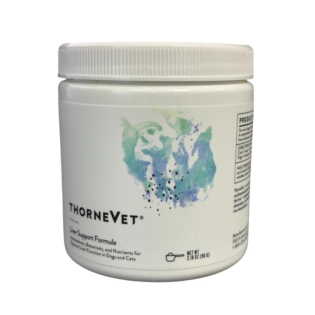 ThorneVET Liver Dupder - Dukungan Hati untuk Hewan Kecil: Anjing & Kucing, 90 Scoops