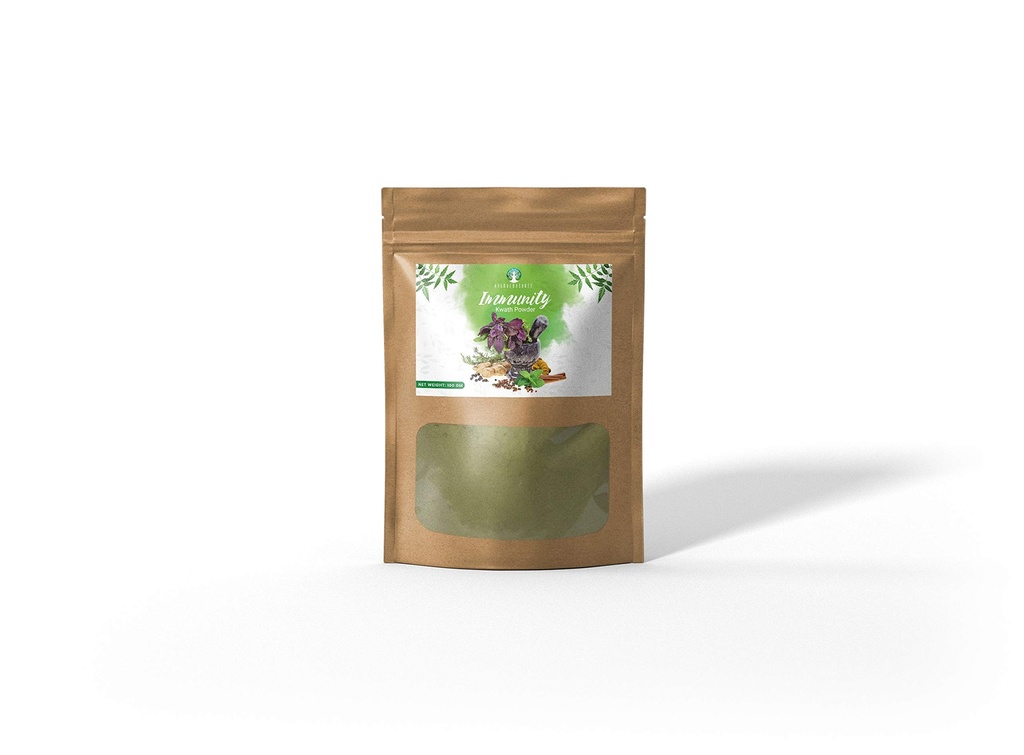 Imunity Kwath 100 Gm dengan Natural Herbs Gilid Ashwagandha Mulethi, Kadha, Kaadha 100 Gm