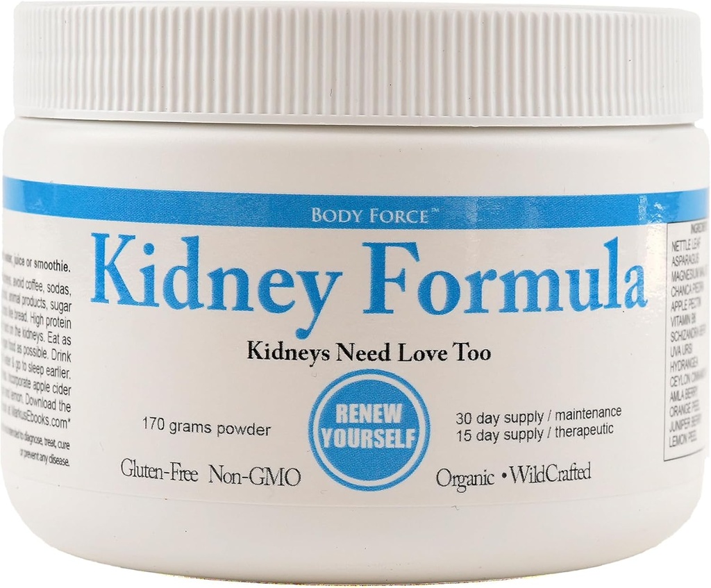 Ginny Formula Powder dengan Nettle Leaf, Asparagus, Chanca Piedra, Magnesium Malate - Enhances Ginjal Kesehatan, Boosts Energy Levels, Improperest Hair & Nails, Promotes Pembuangan Sehat