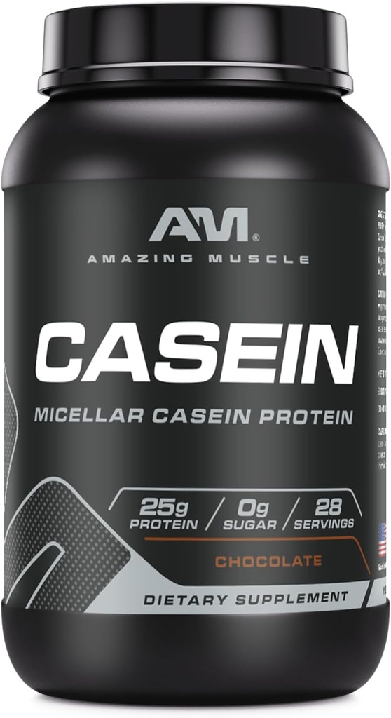 Luar biasa Muscle Casein Powder 124; Chocolate Flavor 124; 25 G Protein 14; 2 Lb (907 G) 126; Non-GMO 124; Dibuat di USA