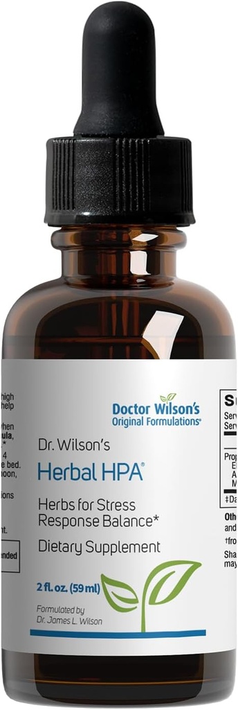Herbal HPA 2 Ounces Adaptogenic Herbs Dr. Wilson untuk Dukungan Adrenal dan Penggunaan Harian