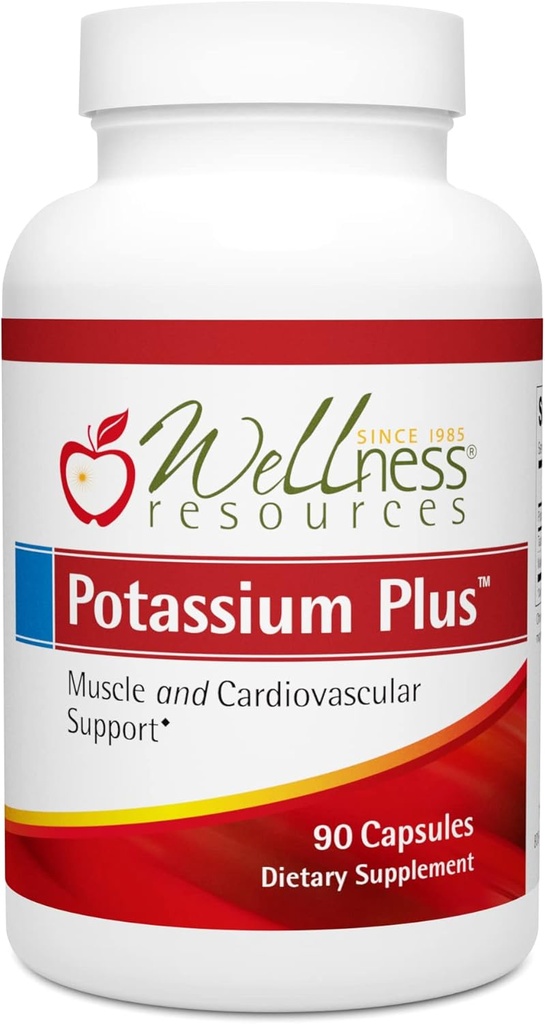 Potassium Plus dengan Acid Taurine dan Malic (90 Capsules)