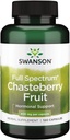 Swanson Chasteberry Fruit - Herbal Supplement Promoting Women 's Health & Menopausal & Menstrual - May Dukung Keseimbangan & Skin Health - (120 Capsules, 400mg Masing-masing)