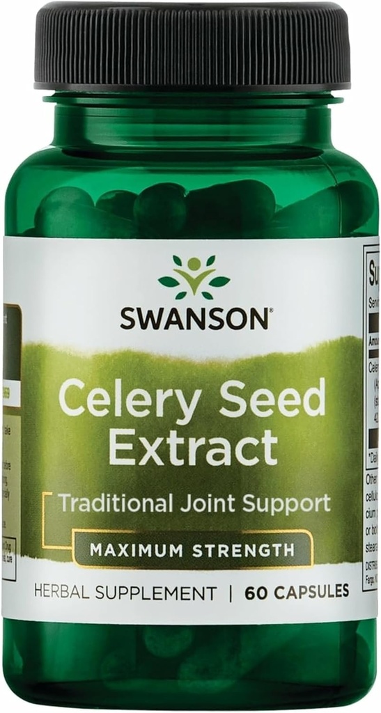 Swanson Superior Herbs- Ekstrak Benih Celery - Maksimum Kekuatan - 150 mg 60 Kapsul