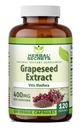 Herbal Secrets Grapseed Extract 400 mg 120 Veggie Capsules Suplement - Non-GMO - Gluten Free