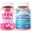 Kalsium Citrate 1000mg Filled Gummies + Besi Bisglycinate 26mg