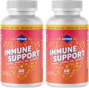 Suplemen bagi orang dewasa, 124; 30 Hari Suplai 124; Potency Tinggi 124; Ammune Boost untuk Pria dan Perempuan dengan Vitamin C, Zinc, Elderberry, dan Vitamin D3, Daily Antioksidant, Non GMO, Gluten- Free 124;