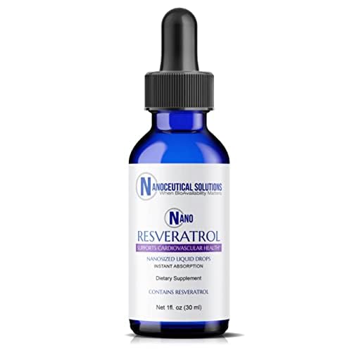 Solusi Nanoceutical Solutions Nano Liquid Resveratrol Trans Resveratrol Suplement for Brain & Heart Health 124; Ultra- Efisien Absorpsi, Sampai 8 kali Lebih Tinggi dari Reveratrol Capsules 124; 30