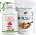Beauty Bundle - Aguaje Capsules + Red Maca Powder 124; Superfood Organik untuk Rambut, Skin & Wellness 124; Kaya dalam Vitamin & Minamins 124; Vegan, Non-GMO