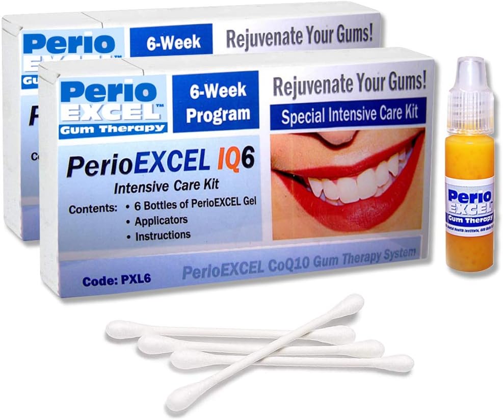 SDC - PerioEXCEL IQ6 DuoPack Intensive Care 12- Minggu Terapi Gum dengan CoQ10 Gel