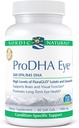Nordic Averal ProDHA Eye - Fish Oil, 360 mg EPA, 845 mg DHA, 20 mg FloraGLO Lutein, 4 mg voucxanthin, Dukungan untuk Neurrological Fungsi dan Kesehatan Mata Long- Term *, 60 Soft Gels
