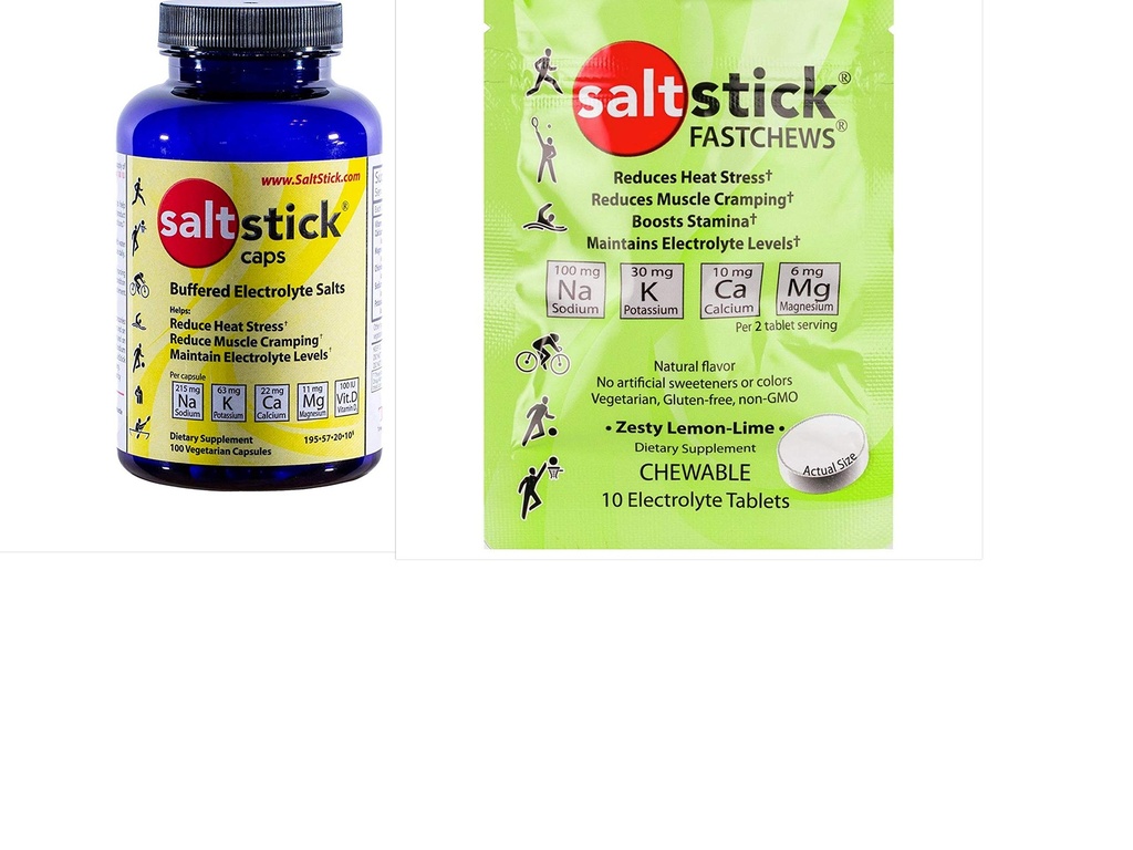 Saltstick Electrolite Capsules (100 Capsules) Incl Comp.