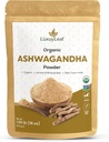LuxuyLeafOrganic Ashwagandha Root Powder, Non- GMO & Vegan - Friendly (Ashwagandha Powder)