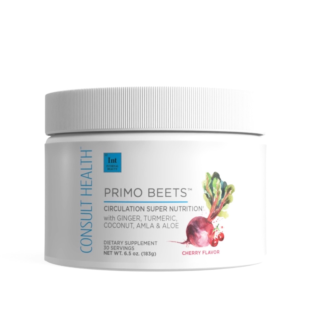 Konsultan Pimo Sapi Kesehatan - Beet Root Powder Mix dengan Electrolytes - Nitrates untuk mendukung Sirkulasi - Energi Boost - Ginger & Turmeric - untuk Pria & Perempuan - Cherry Flavor - 30 Hamba