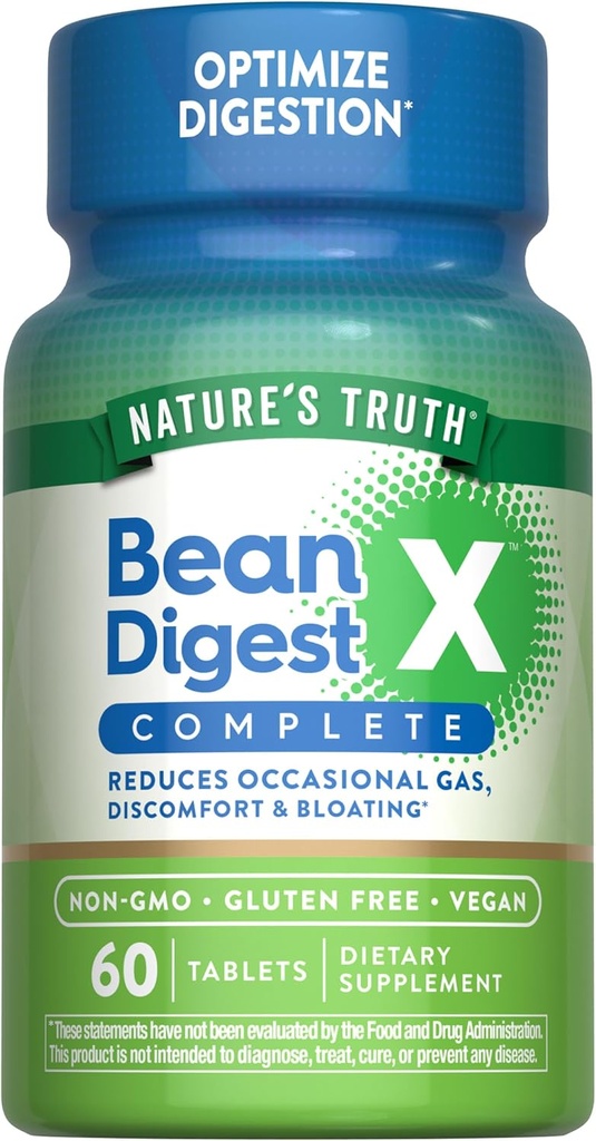 Nature 's Truth Digetical Enzymes = 124; 60 Pil: