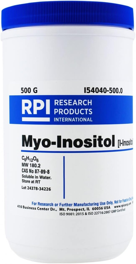 RPI Myo- Inositol [i-Inositol], 500 Grams