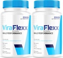 (2 Pack) ViraFlexx Pro Capsules for Men, Original ViraFlexx Pro Pills All Natural Overall Health, ViraFlex Premium Advanced Formula, Vila Flexx Review, 120 Capsules for 2 Bulan