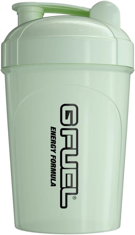 G Fuel Glow-In-The- Dark Shaker Bottle, Minum Mixer untuk Pre Workout, Protein Shake, Smoothie Mix, Meal Replacement Shakes, Energy Powder dan More, Blender Cup, Portabel, BPA Free Plastic - 16 oz
