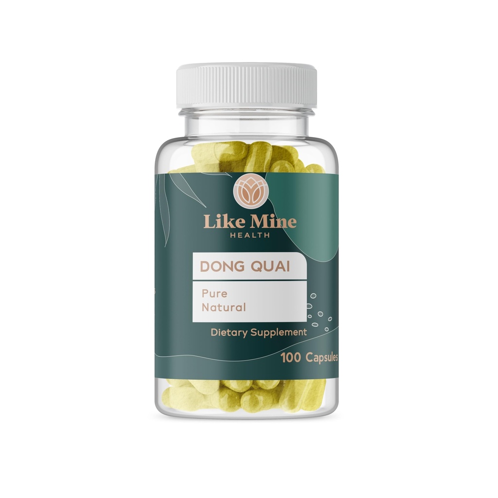 Seperti Tambang Dong Quai (100 Capsules), Murni & Natural, Tak Ada Pengisian atau Addositas, Gluten Bebas, Suplemen Herbal bagi Perempuan