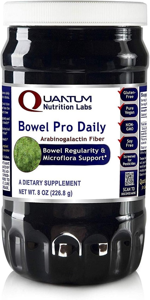 QNL Bowel Pro Daily - Prebiotic Fiber Powder untuk Mendukung Kesehatan Digetical - Delicious Daily Gut Health Powder - Vegan Ammune Supplemen - Organik Prebiotic - 8 oz
