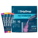 Paket Hidration DripDrop - Paket Keanehan Tebal - Lintas Servis Elektrolytes Minum Mix - Semangka, Berry, Lemon, Orange - Non- GMO, Gluten Bebas, Vegan - 32 Tongkat