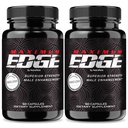 (2 Paket) Maximum Edge Pill - Maximum Edge Capsules for Men, Complete Daily Formula untuk Overall Wellness and Peak Performance, Maximmege Advanced Dietary Suppplemen, Review (120 Capsules)