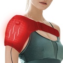 Seharusnya... Heaking- Pad- Pelipatan - 3 Tingkat Panas Haunding Pad untuk Shoulder Pain untuk Pria Beku-Baht Relief-Merah