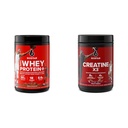 Six Star Elite Series 100% Whey Protein Plus Triple Chocolate 1.8lbs US & Creatine Powder Creatine X3 X3 124; Creatine HCI + Creatine Monohydrate powder