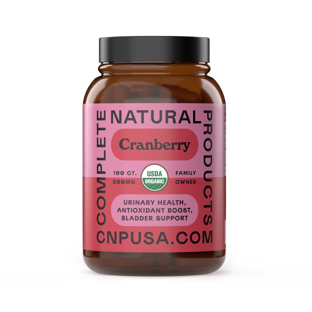 Kapsul Organ Cranberry 500mg 124; Tanaman berbasis, Vegan, Non- GMO, Tanpa Fillers 124; Pendukung Traktur Uuriner & Bladder Kesehatan 124; Pendukung Mili Cranberry Organik