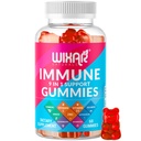 9 dari 1 Hamilune Dukung Gummies dengan Elderberry, Vitamin C & D, Zinc, Turmeric, Ginger, Echinacea, Astragalus & Moss untuk Suplemen kekebalan - 60 Gummi