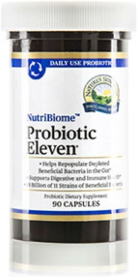 Nature 's Sunshine Probiotic Eleven 90 Capsules (Paket 4)