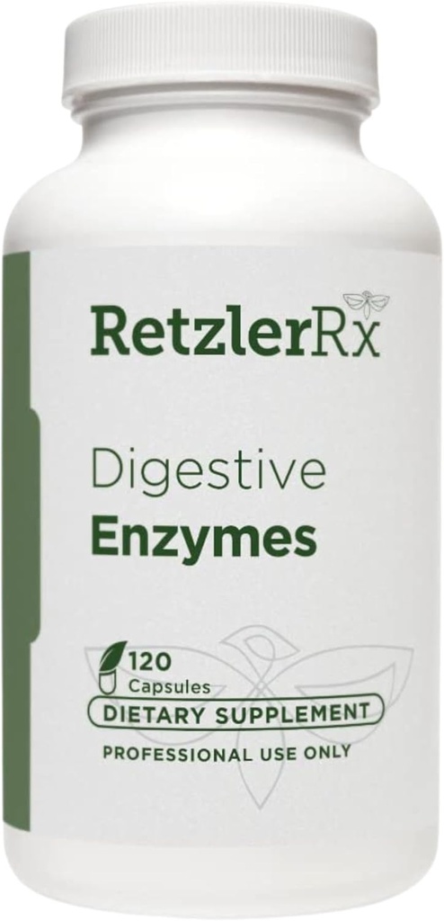 HormoneSynergy Digetical Enzymes 120 Vegetable Capsules 124; Multi Acid Resistant, Vegan-Sutable Digetical Enzymes *