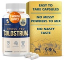 Kolotrum Tambahan 2 Bulan Suplai, Grass Fed Bovine Colostrum, Colostrum Powder Capsules