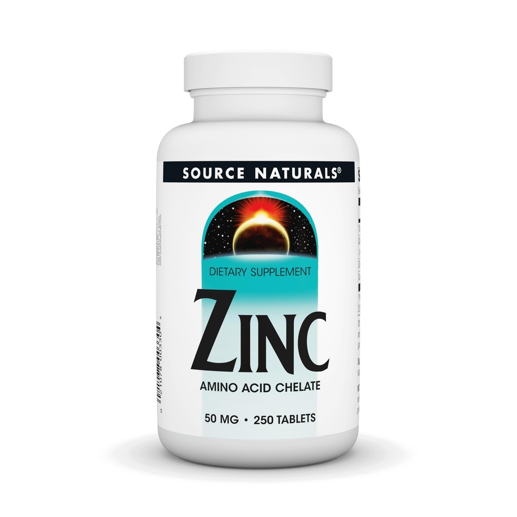 Sumber Zinc, Amino Acid Chelate - Tambahan Diet - 50 mg - 250 tablet