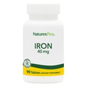 NaturresPlus Iron - 40 mg, 90 Tablet - Vegetarian, Gluten Free - 45 Hamba