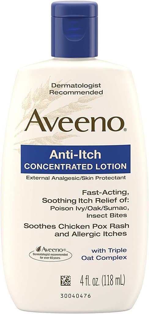 Aveeno Anti- Itch Terkonsentrasi Lotion - 4 Ounce