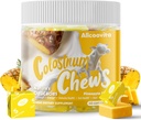 Bovine Colostrum Chews Supplement with progrants for Gut Health, Bloating, Immune Dupport, Skin, Hair Growth and Beauty - Pineapple Flavor (60 Servings)
