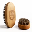 Browd Club Boar Bristle Brush - Birchwood Grooming Tool for Styling, Taming and Healthy Beard Growth
