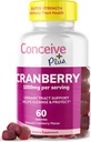 Gummi PLUS Cranberry - 1000mg Strengberry Gummy Vitamin, Urinary Health, 60 Gummy Count, 30 Hari Supply