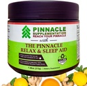 Pinnacle Relax & Sleep Supplement, Sleep Dupport with Melonalin, Valerian Root, Ashwagandha, L Theanine, Zinc, GABA & Magnesium for Calming, Natural Lemon Tea Flavoring (30 Pelayan)