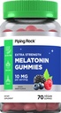 Piping Rock Melonatin Gummies 10mg 124; 70 Count 124; Berry Flavor Suplement