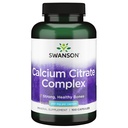 Swanson Calcium Citrate Complex Bone Muscle Nerve Health Pressure Mineral Supplement 250 mg Calcium (dari Citrate & Carbonate) 100 Capsules